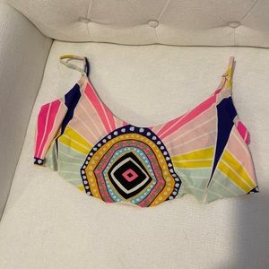 Mara Hoffman Bikini Top. Multicolor. Size M. Worn couple times